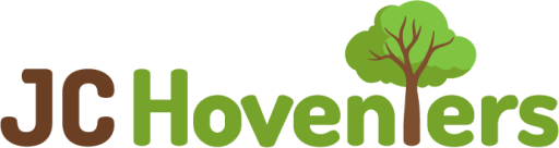 Het logo van JC Hoveniers, uw hovenier voor in Alkmaar
